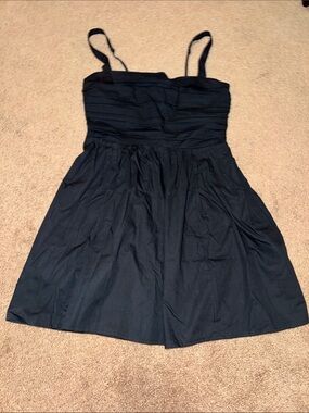 Abercrombie & Fitch Emerson Poplin Wide Strap Mini Dress